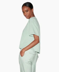 Dames Luisa Cerano T-Shirts & Tops*T-Shirt Korte Mouw 398121/7800-0 Mint