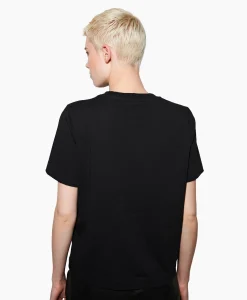 Dames Luisa Cerano T-Shirts & Tops*T-Shirt Korte Mouw 398104/7799-0 Zwart Dessin