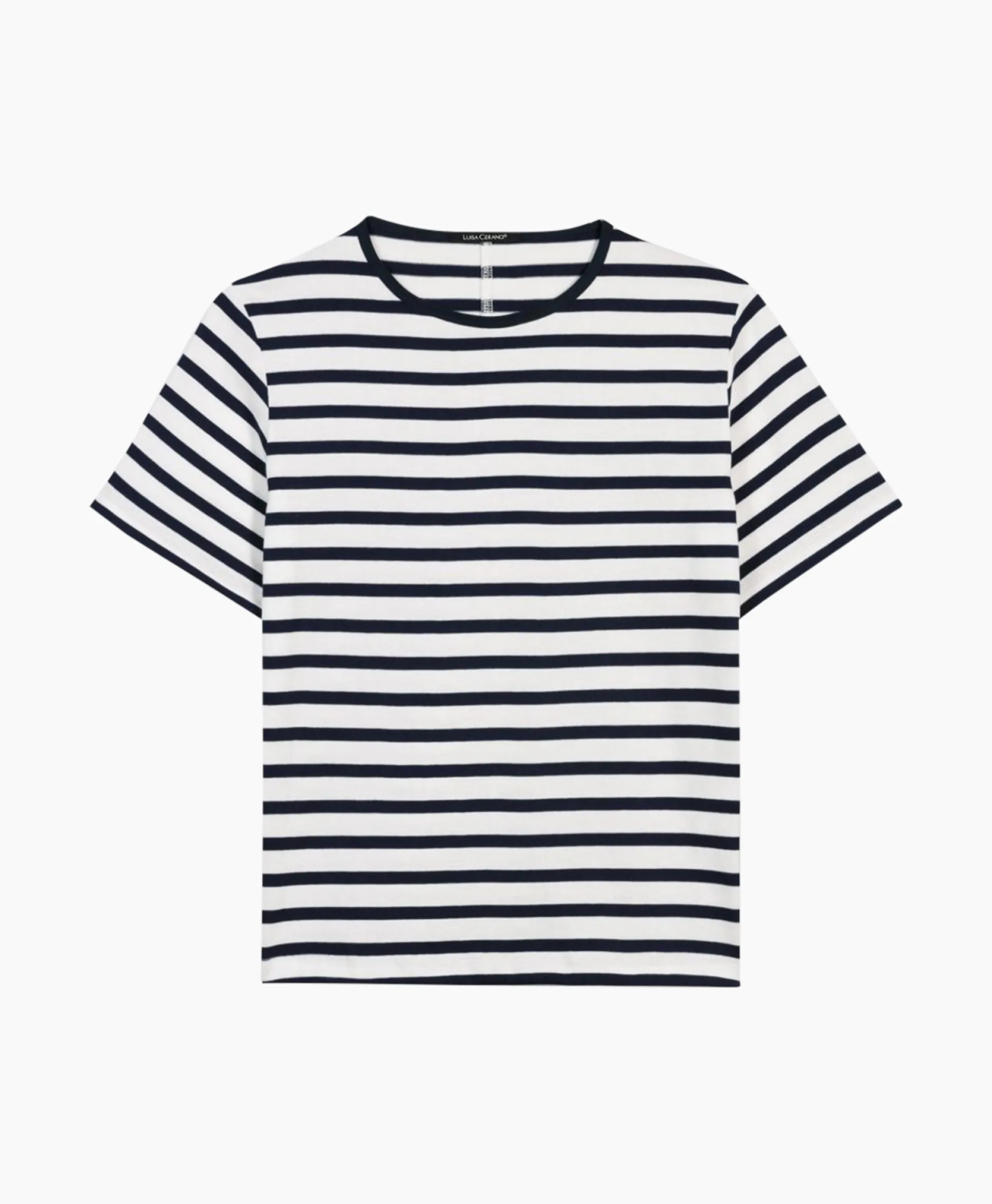 Dames Luisa Cerano T-Shirts & Tops*T-Shirt Korte Mouw 398145/7800-0 Off White