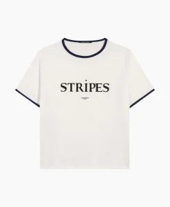 Dames Luisa Cerano T-Shirts & Tops*T-Shirt Korte Mouw 398144/7799-0 Off White