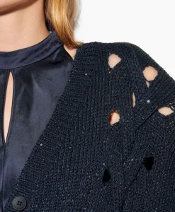 Dames Luisa Cerano Vesten*Vest 498220/5894-0 Donker Blauw