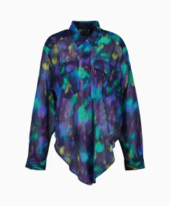 Dames Marant Étoile Blouses*Marant Etoile Blouse Nath-Gb Blauw