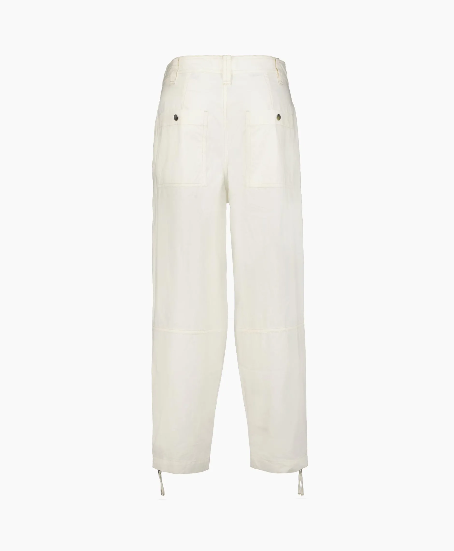 Dames Marant Étoile Broeken*Marant Etoile Cargobroek Kelvin-Gc Ecru