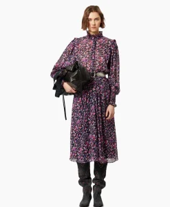 Dames Marant Étoile Jurken*Marant Etoile Maxi Jurk Galoa-Ga Blauw