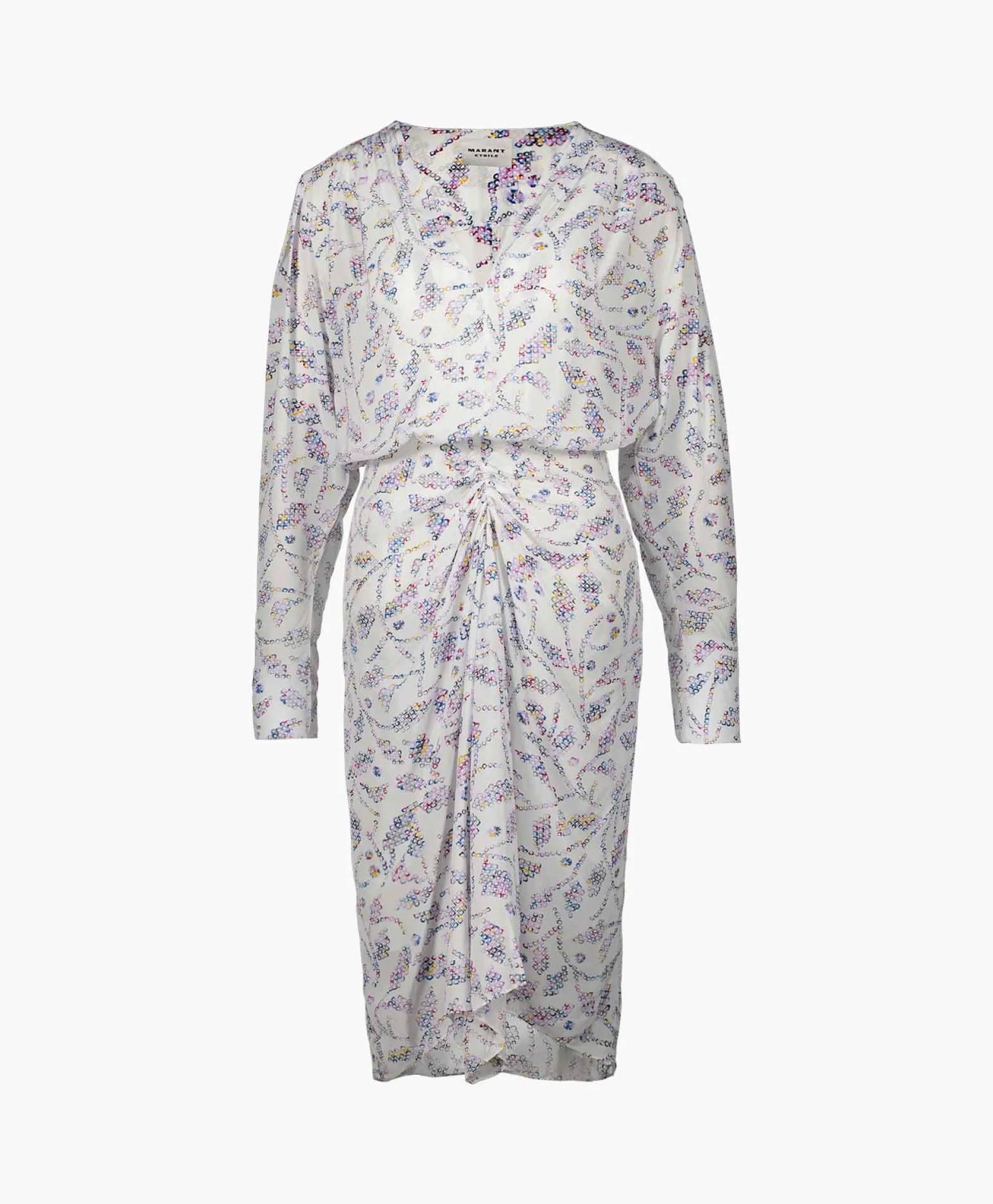 Dames Marant Étoile Jurken*Marant Etoile Midi Jurk Danalia-Ga Ecru