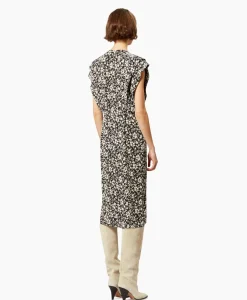 Dames Marant Étoile Jurken*Marant Etoile Midi Jurk Epolia-Gc Zwart