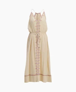 Dames Marant Étoile Jurken*Marant Etoile Midi Jurk Siana-Ge Beige