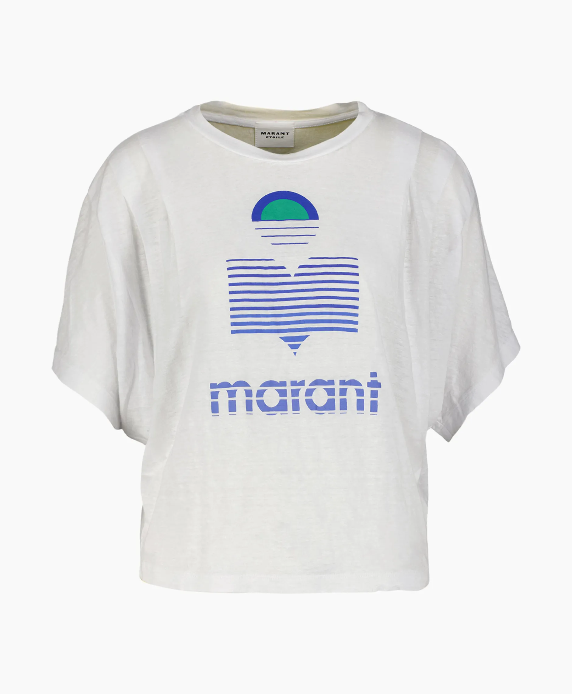 Dames Marant Étoile T-Shirts & Tops*Marant Etoile T-Shirt Korte Mouw Kyanza-Gc Wit