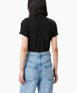 Dames Marant Étoile T-Shirts & Tops*Marant Etoile T-Shirt Korte Mouw Koldi-Gc Zwart