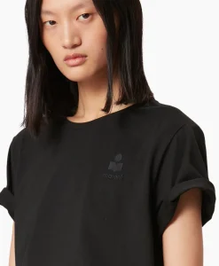 Dames Marant Étoile T-Shirts & Tops*Marant Etoile T-Shirt Korte Mouw Aby-Gb Zwart