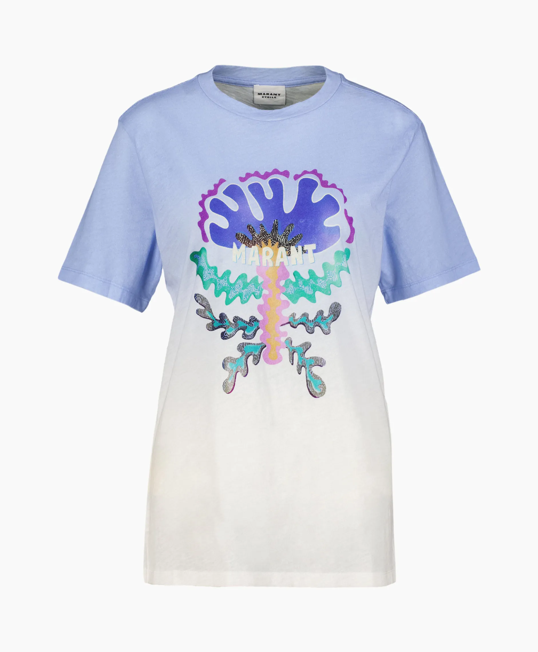 Dames Marant Étoile T-Shirts & Tops*Marant Etoile T-Shirt Korte Mouw Zewel-Gc Licht Blauw