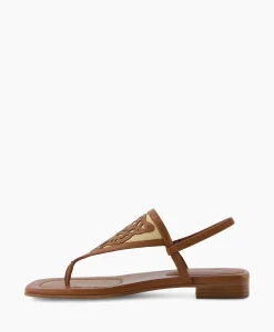 Dames Marccain Bags And Shoes Sandalen*Tas Wb Sg.15 W03 Donker Bruin