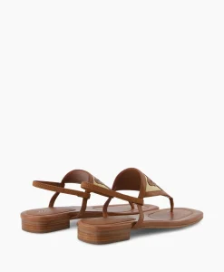 Dames Marccain Bags And Shoes Sandalen*Tas Wb Sg.15 W03 Donker Bruin