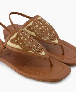 Dames Marccain Bags And Shoes Sandalen*Tas Wb Sg.15 W03 Donker Bruin