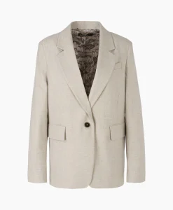 Dames Marccain Collectie Blazers*Blazer Vc 34.33 W79 Zand