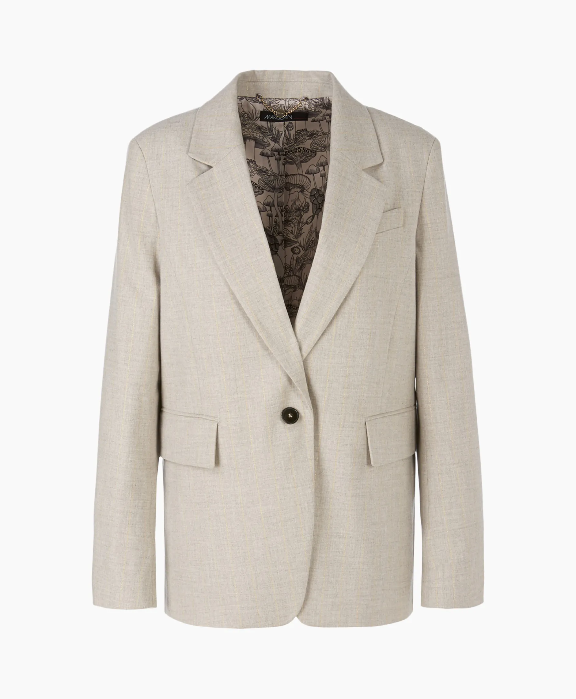 Dames Marccain Collectie Blazers*Blazer Vc 34.33 W79 Zand
