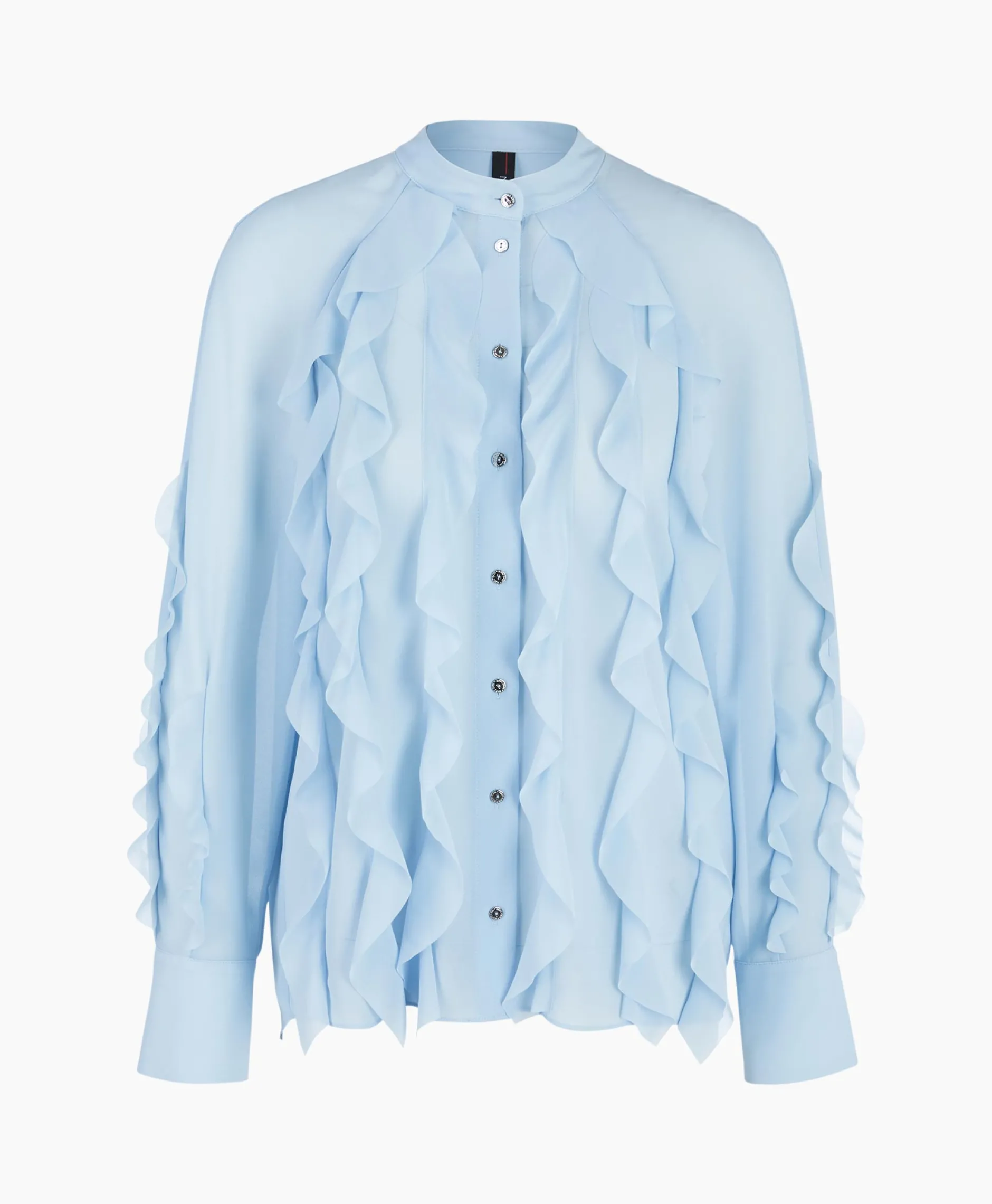 Dames Marccain Collectie Blouses*Blouse Wc 51.27 W44 Licht Blauw