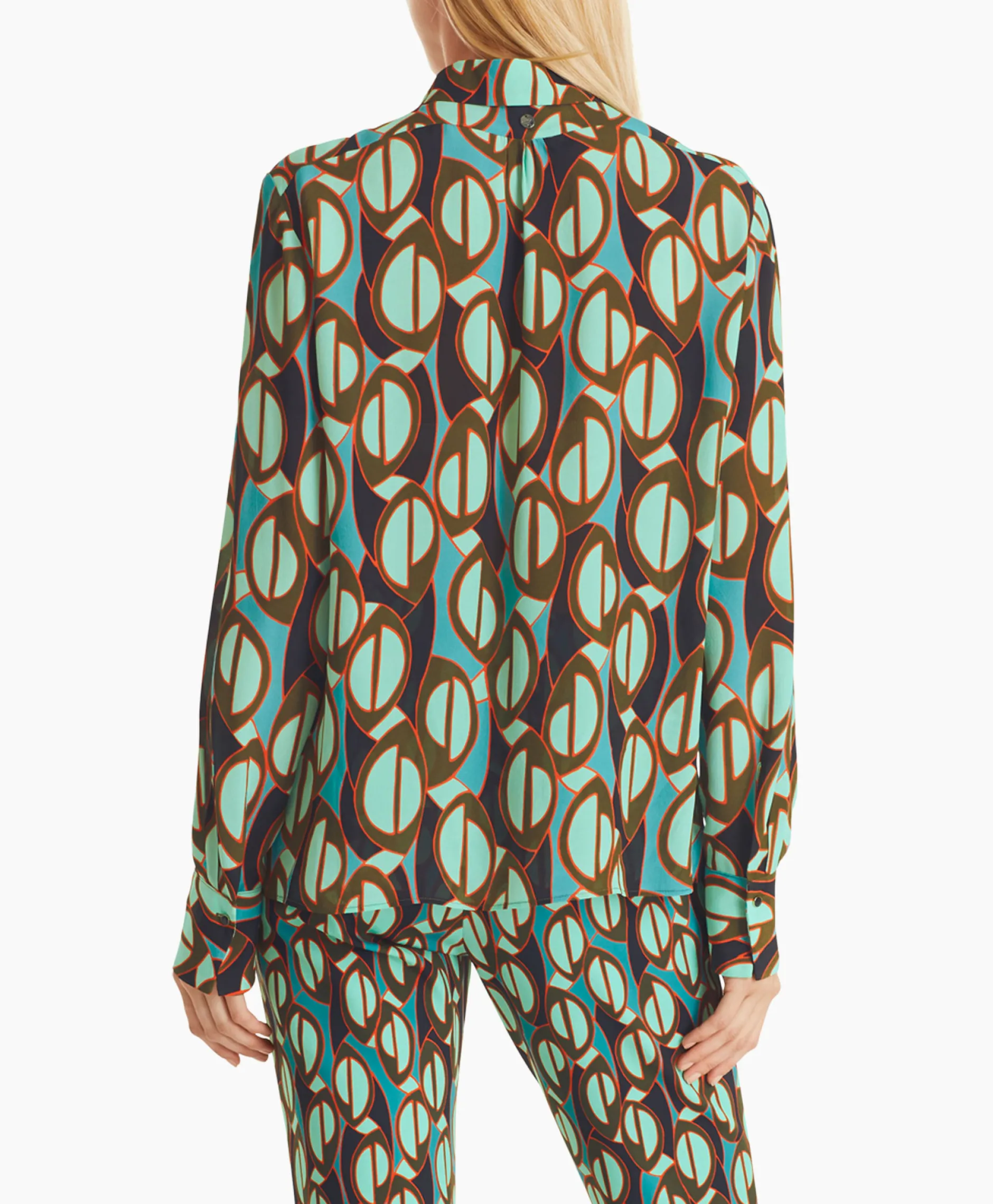 Dames Marccain Collectie Blouses*Blouse Wc 51.04 W04 Groen