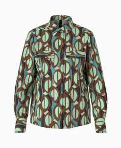 Dames Marccain Collectie Blouses*Blouse Wc 51.04 W04 Groen