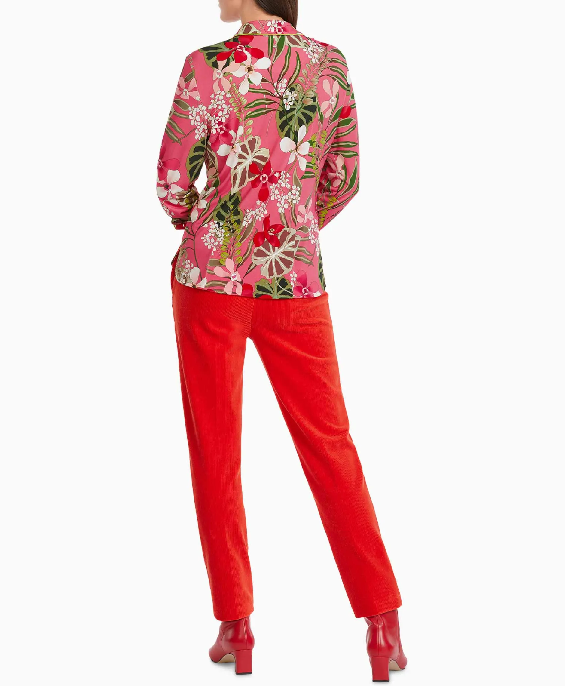 Dames Marccain Collectie Blouses*Blouse Vc 51.42 J28 Licht Rood