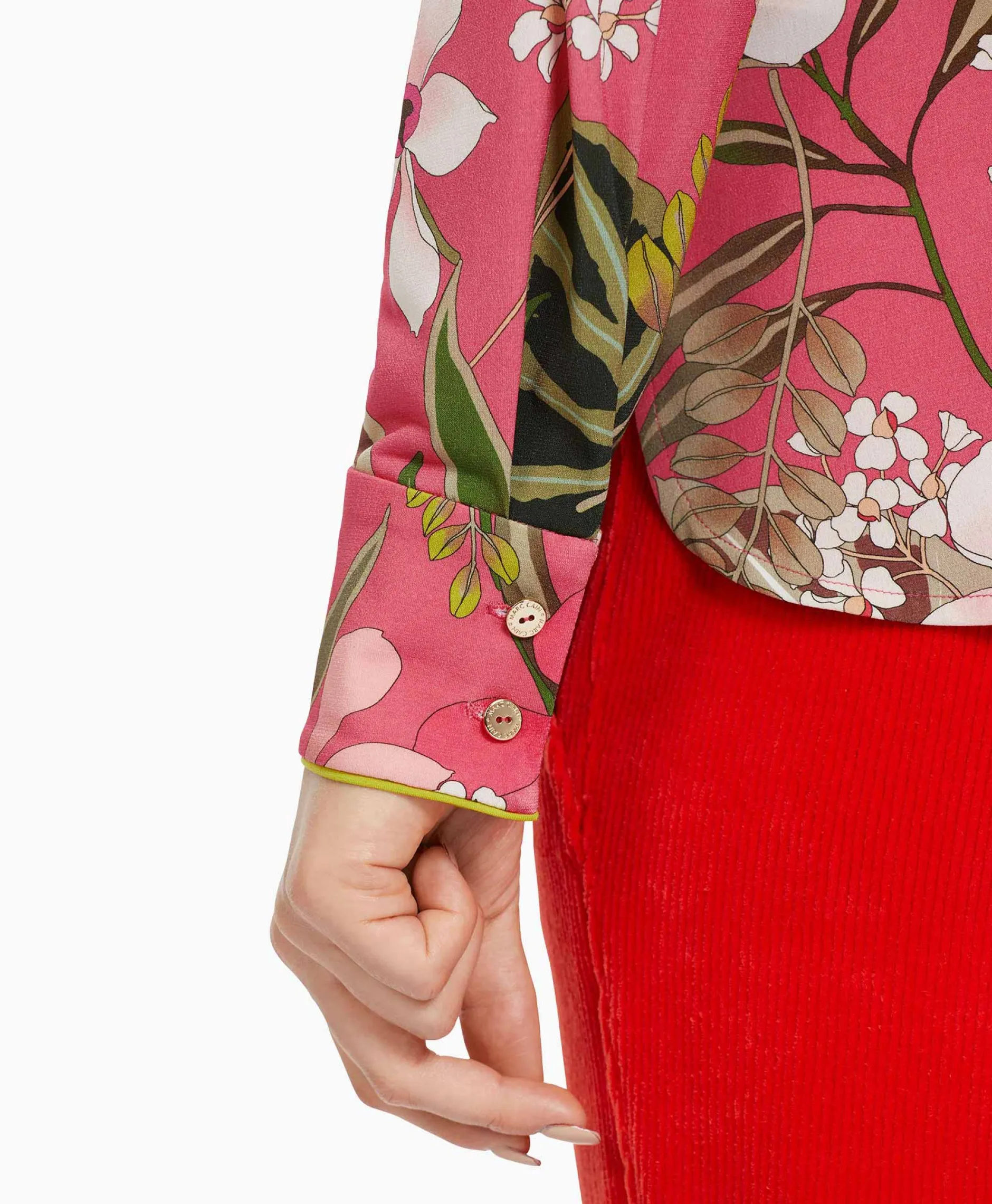 Dames Marccain Collectie Blouses*Blouse Vc 51.42 J28 Licht Rood