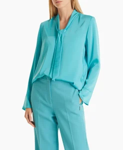 Dames Marccain Collectie Blouses*Blouse Wc 51.17 W08 Turquoise