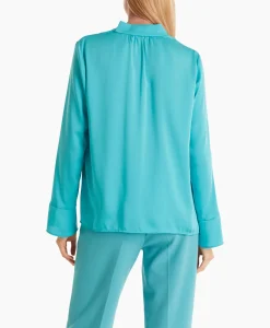 Dames Marccain Collectie Blouses*Blouse Wc 51.17 W08 Turquoise