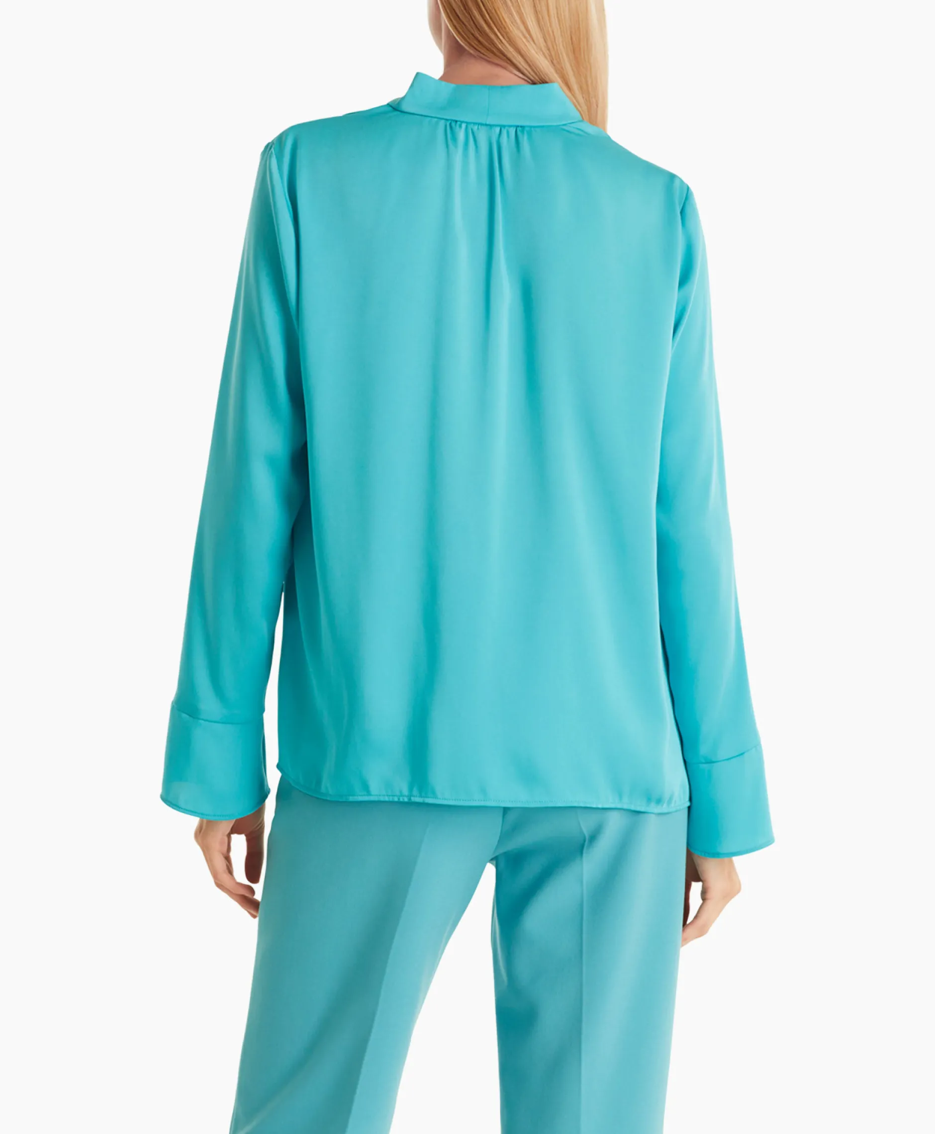 Dames Marccain Collectie Blouses*Blouse Wc 51.17 W08 Turquoise