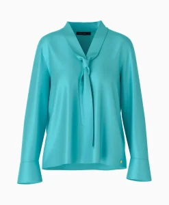 Dames Marccain Collectie Blouses*Blouse Wc 51.17 W08 Turquoise