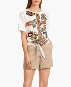 Dames Marccain Collectie Blouses*Blouse Wc 55.10 J52 Off White