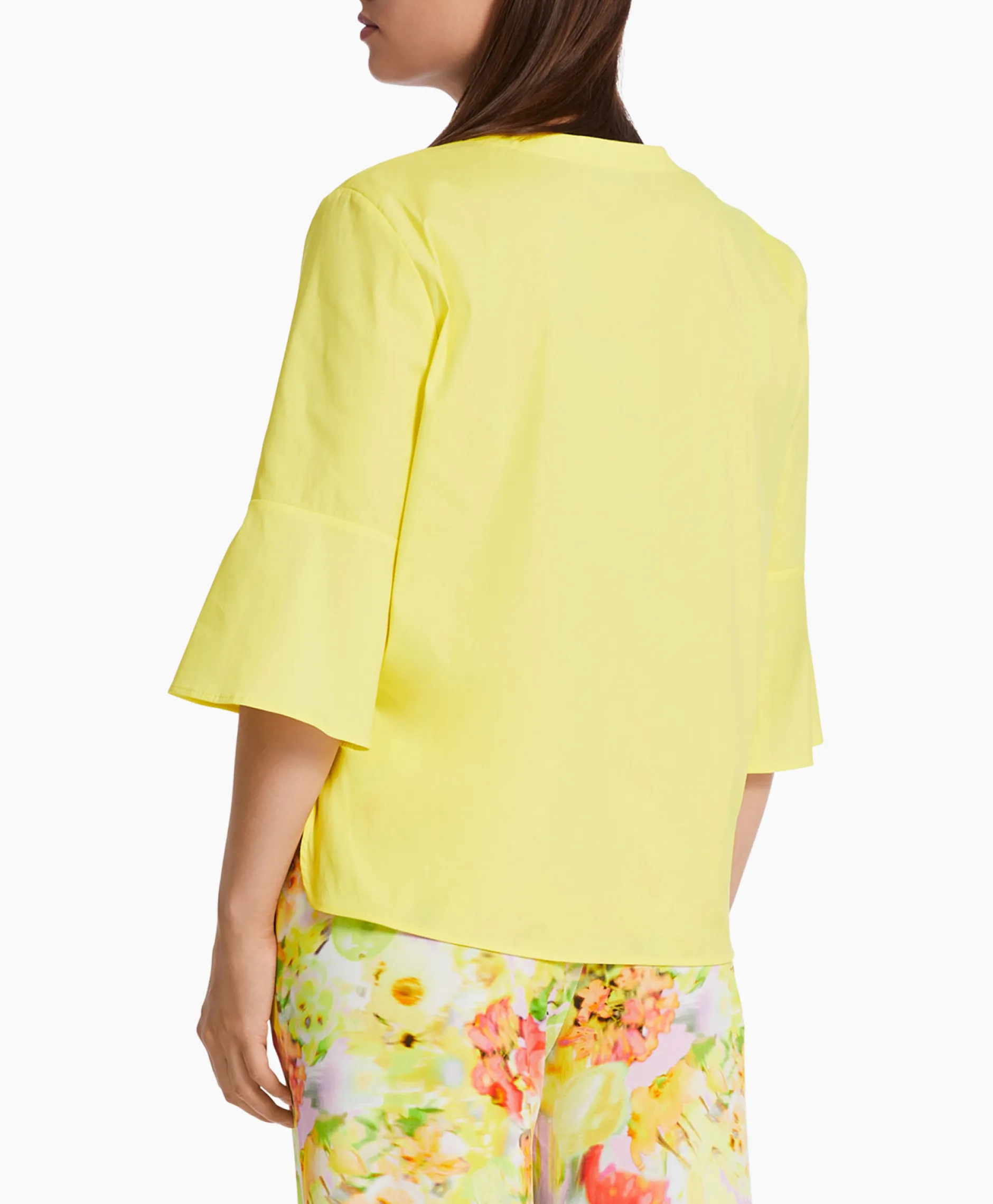 Dames Marccain Collectie Blouses*Blouse Wc 51.19 W93 Midden Geel