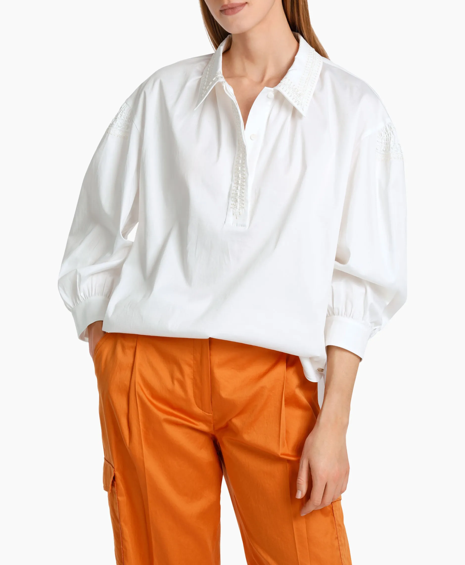 Dames Marccain Collectie Blouses*Blouse Wc 51.43 W79 Wit