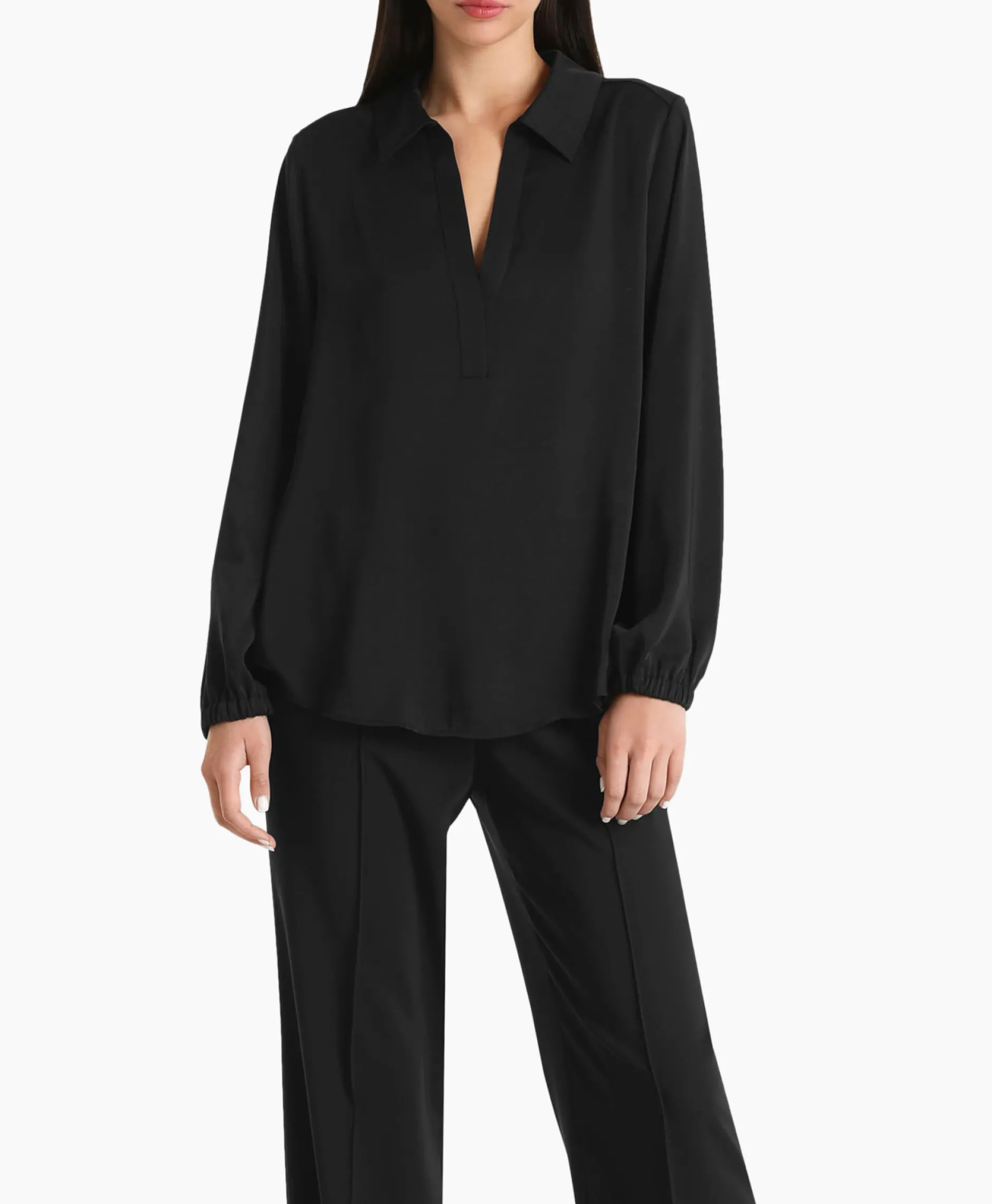 Dames Marccain Collectie Blouses*Blouse Wc 51.09 W08 Zwart