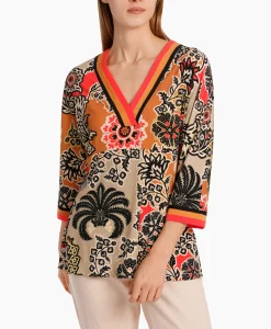 Dames Marccain Collectie Blouses*Blouse Wc 55.08 J48 Oranje