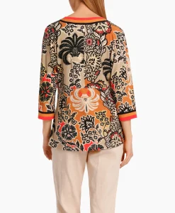 Dames Marccain Collectie Blouses*Blouse Wc 55.08 J48 Oranje