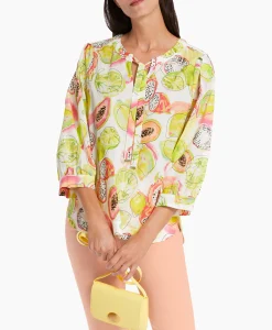 Dames Marccain Collectie Blouses*Blouse Wc 51.26 W27 Midden Geel