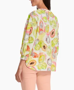 Dames Marccain Collectie Blouses*Blouse Wc 51.26 W27 Midden Geel