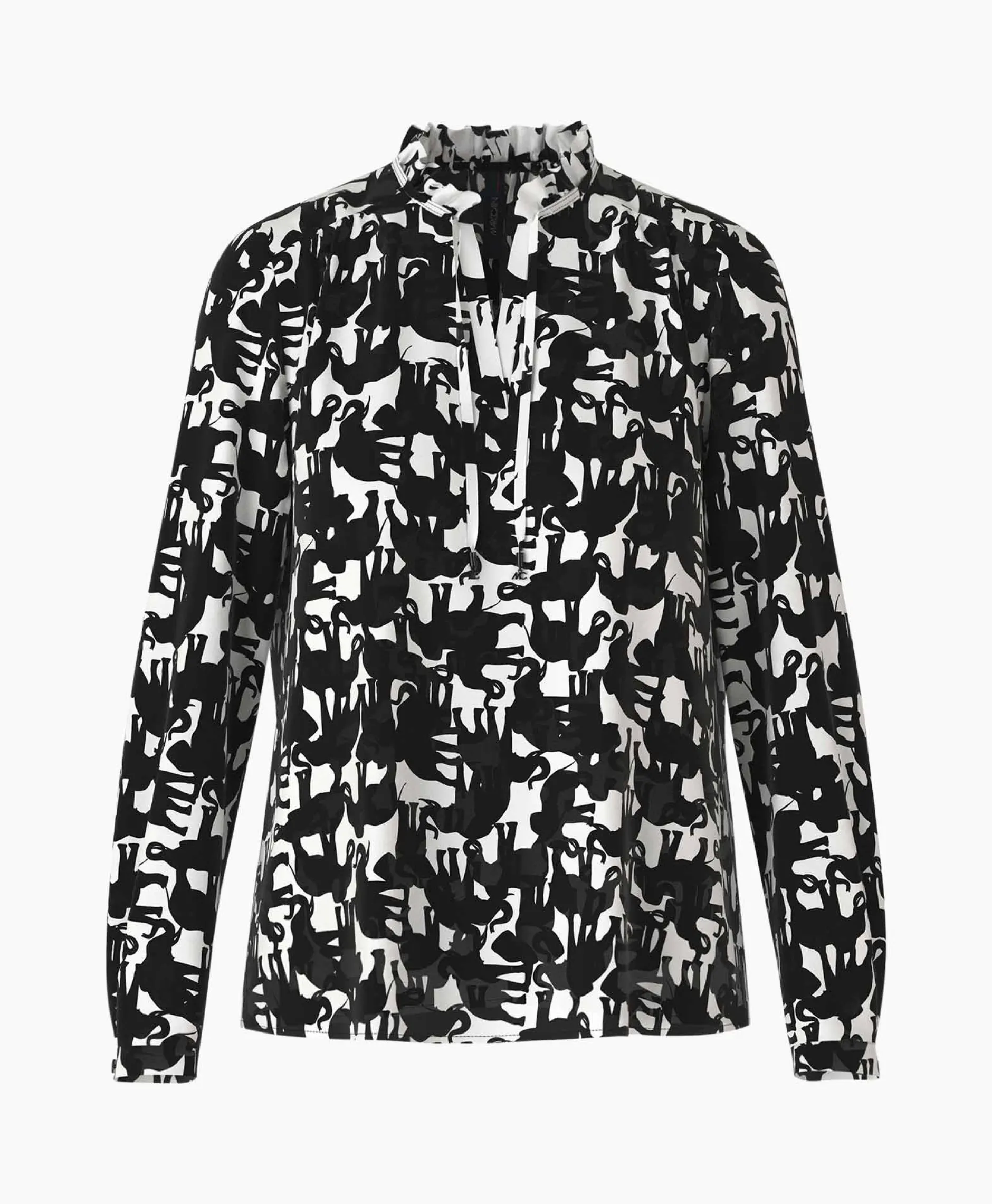 Dames Marccain Collectie Blouses*Blouse Wc 51.16 W13 Zwart