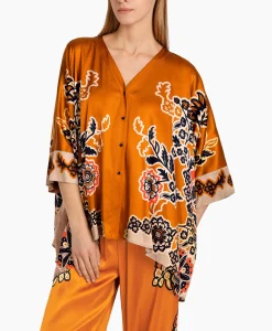 Dames Marccain Collectie Blouses*Blouse Wc 51.40 W66 Oranje