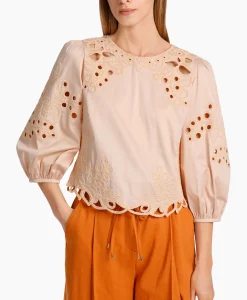 Dames Marccain Collectie Blouses*Blouse Wc 51.44 W76 Rose
