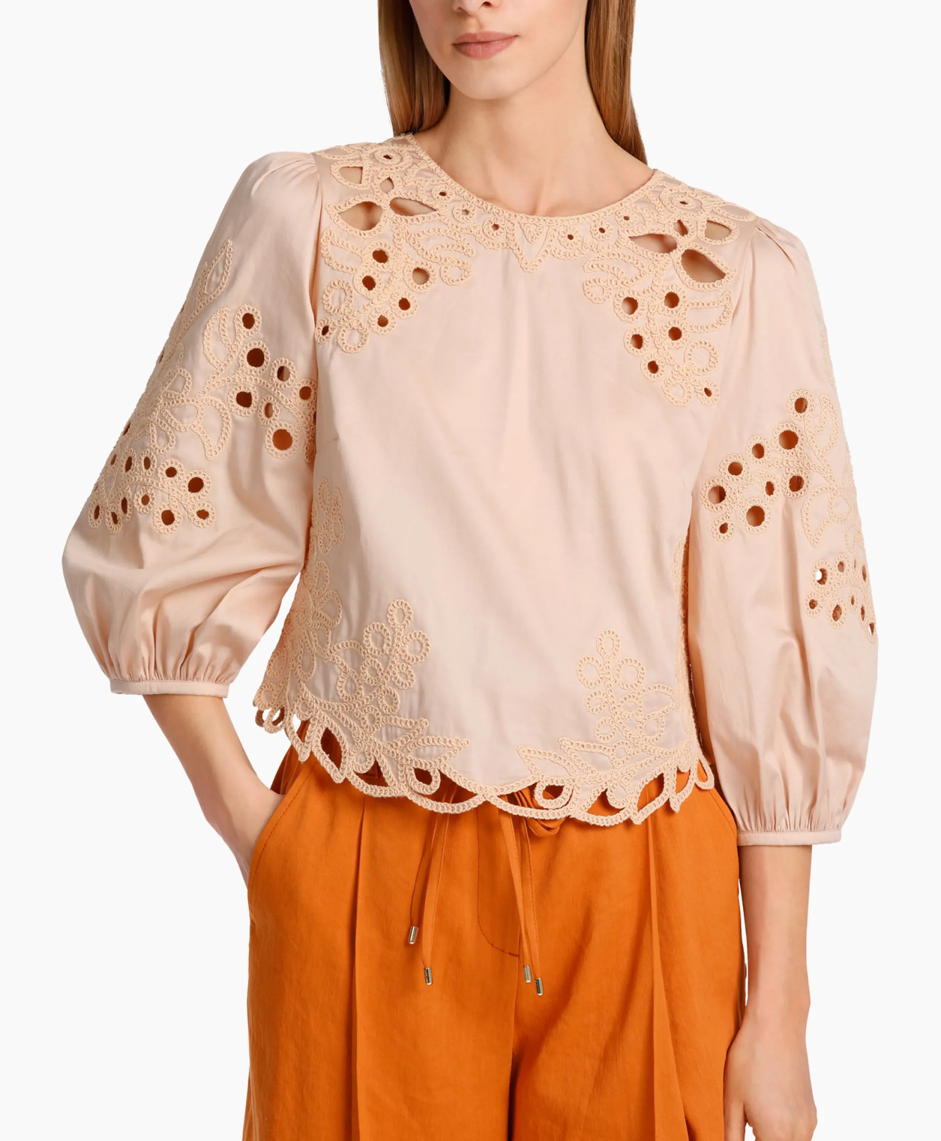 Dames Marccain Collectie Blouses*Blouse Wc 51.44 W76 Rose