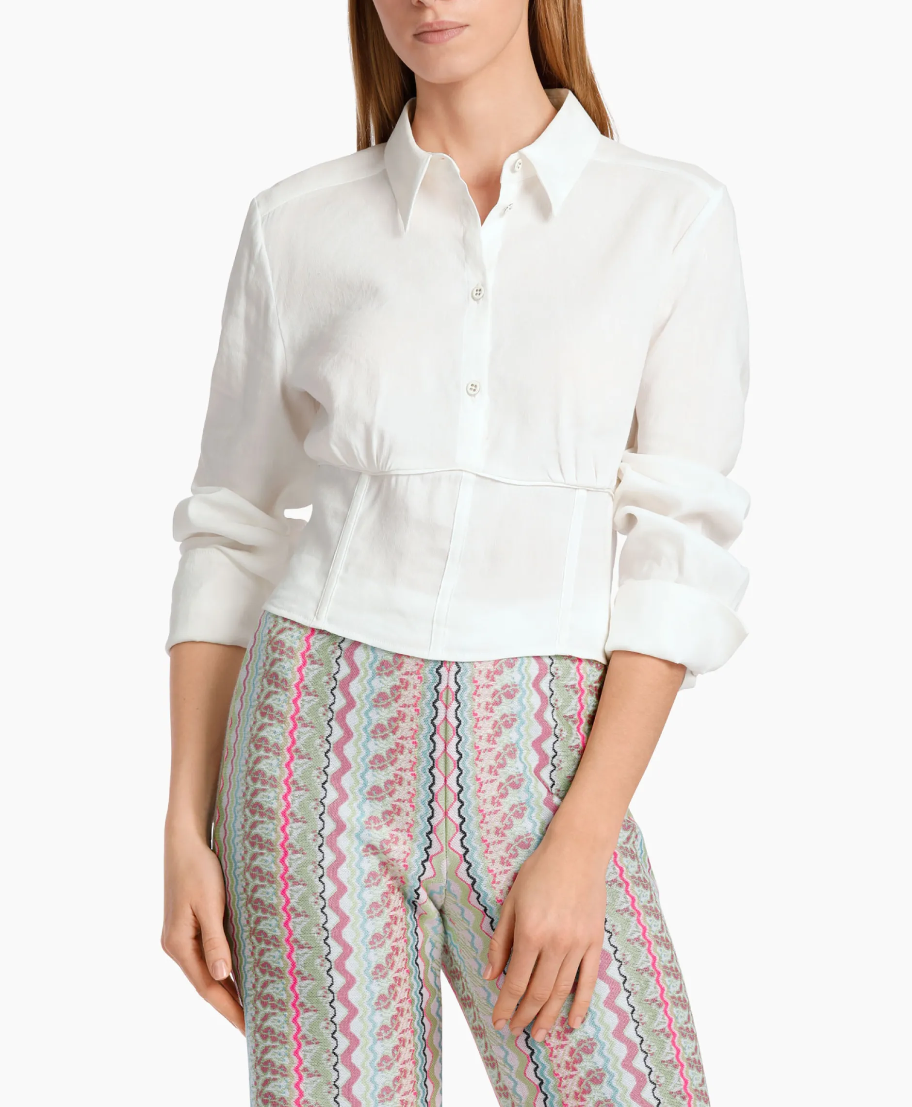 Dames Marccain Collectie Blouses*Blouse Wc 51.42 W47 Off White