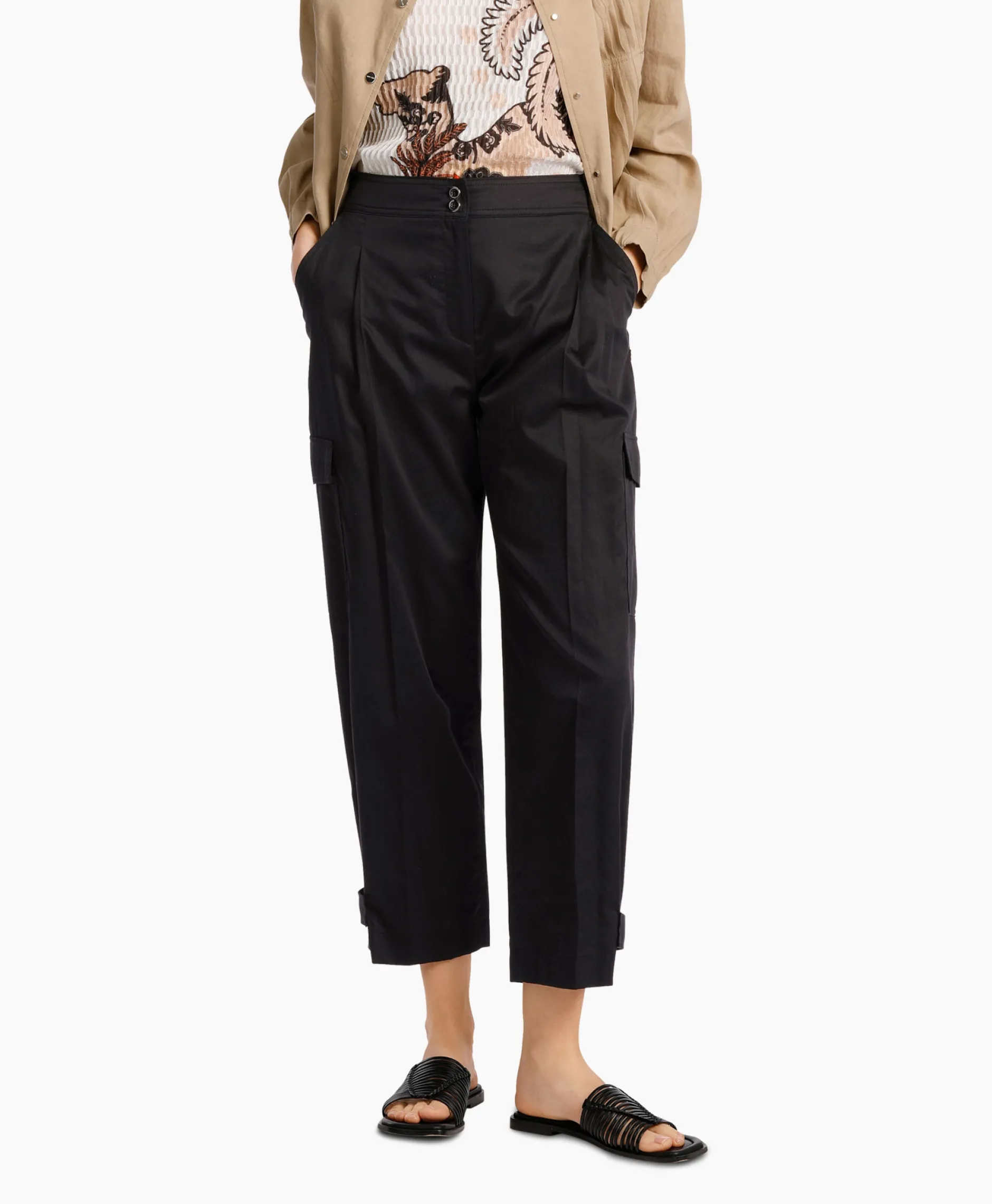 Dames Marccain Collectie Broeken*Broek Wc 81.49 W35 Zwart