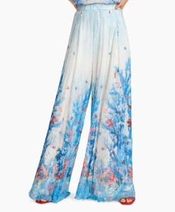 Dames Marccain Collectie Broeken*Broek Wc 81.58 J83 Aqua