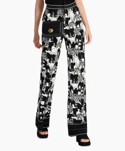 Dames Marccain Collectie Broeken*Broek Wc 81.04 M03 Print + 2 Kleurig
