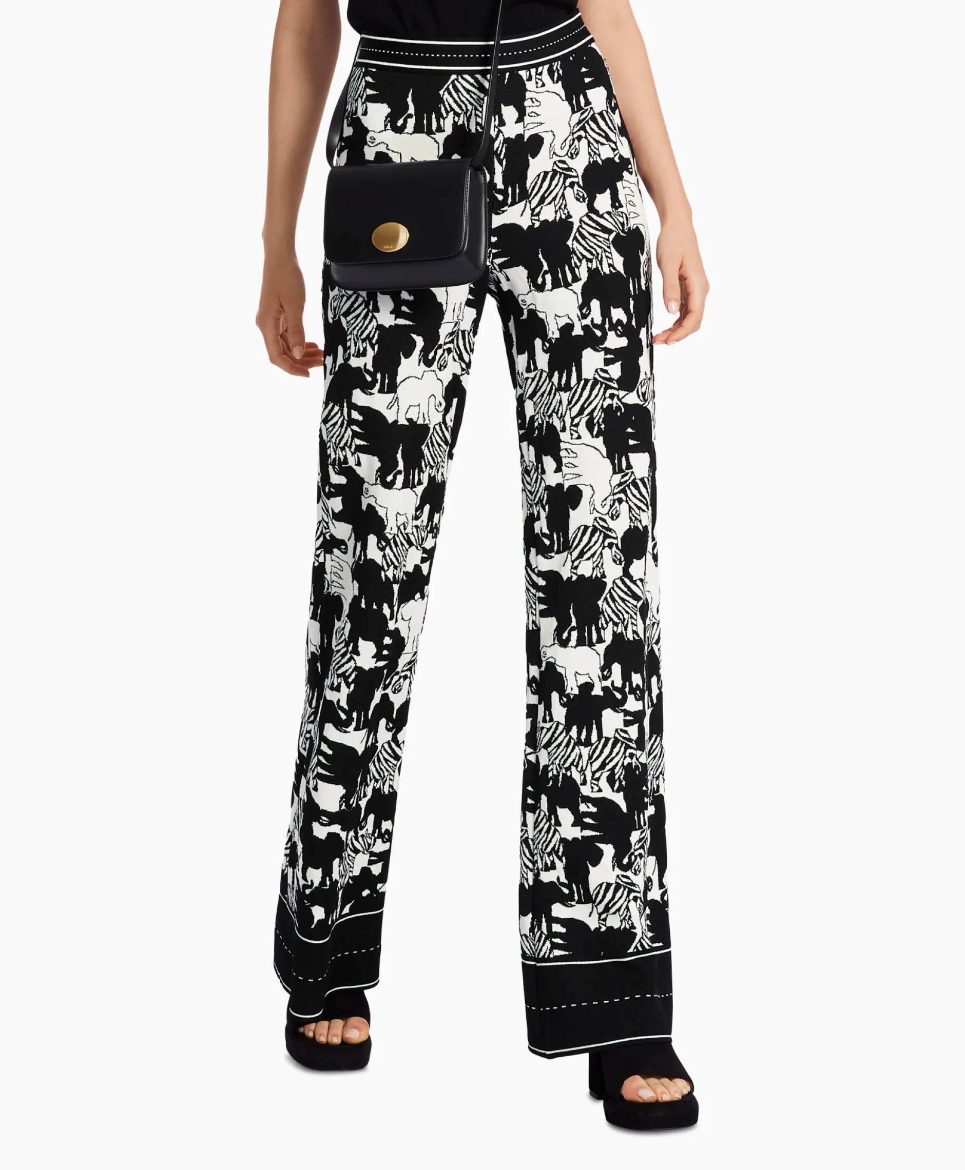 Dames Marccain Collectie Broeken*Broek Wc 81.04 M03 Print + 2 Kleurig
