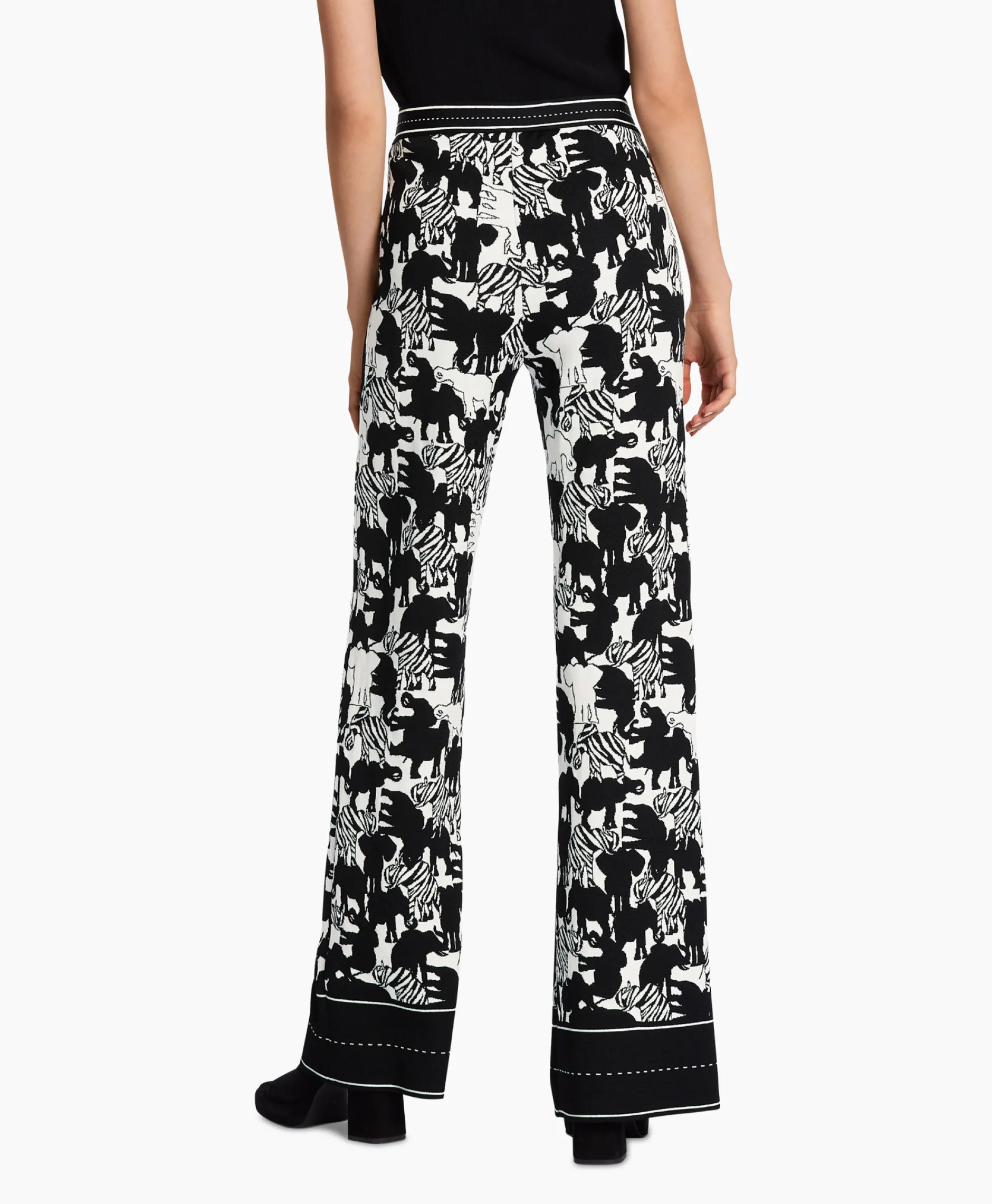 Dames Marccain Collectie Broeken*Broek Wc 81.04 M03 Print + 2 Kleurig