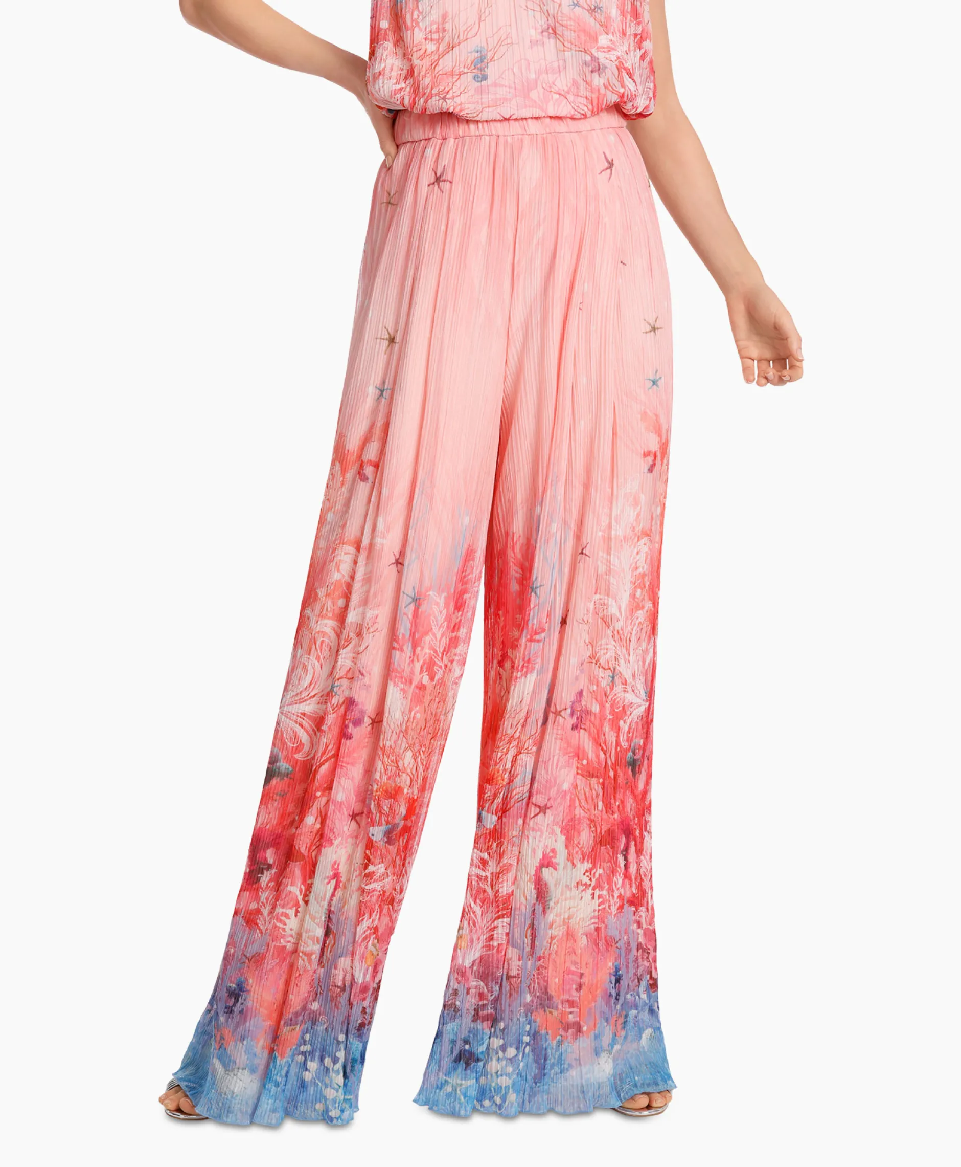 Dames Marccain Collectie Broeken*Broek Wc 81.58 J83 Zalm