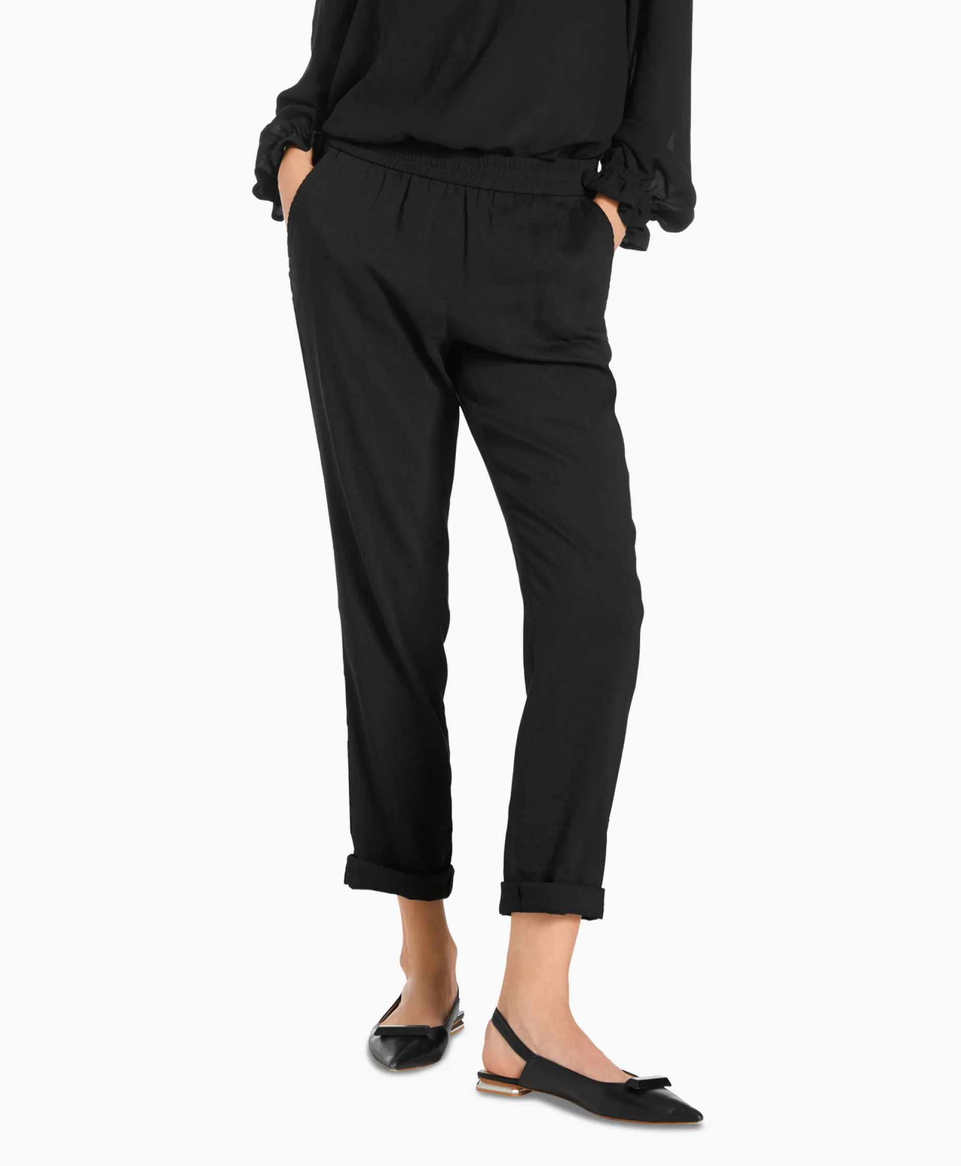 Dames Marccain Collectie Broeken*Broek Wc 81.59 W47 Zwart