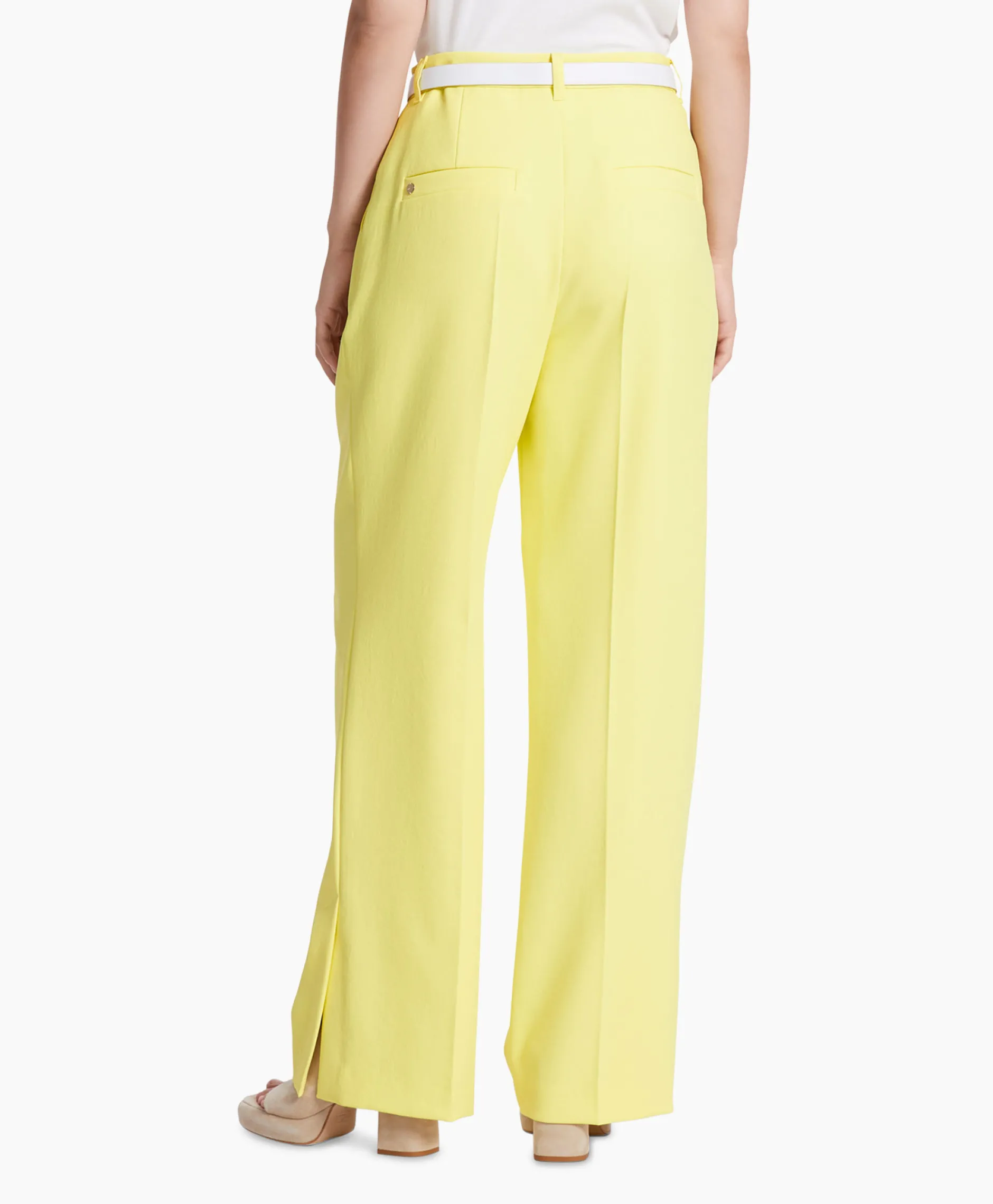 Dames Marccain Collectie Broeken*Broek Wc 81.24 W03 Midden Geel